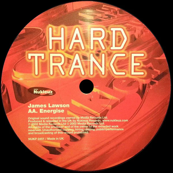 Mark Richardson, James Lawson – Hard Trance EP Volume 1 Limited Edition Sampler (VG/VG) – 12", UK 2002 - Image 4
