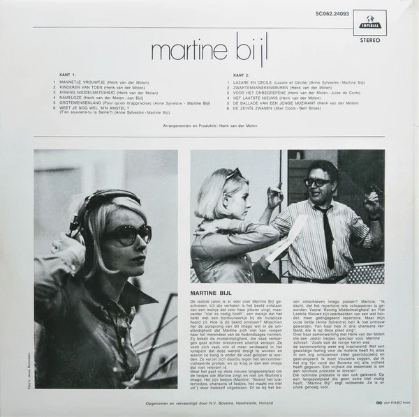 Martine Bijl – Martine Bijl (VG/VG) – LP, NL 1969 - Image 4