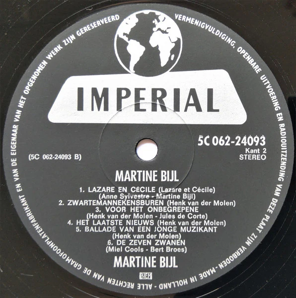 Martine Bijl – Martine Bijl (VG/VG) – LP, NL 1969 - Image 8