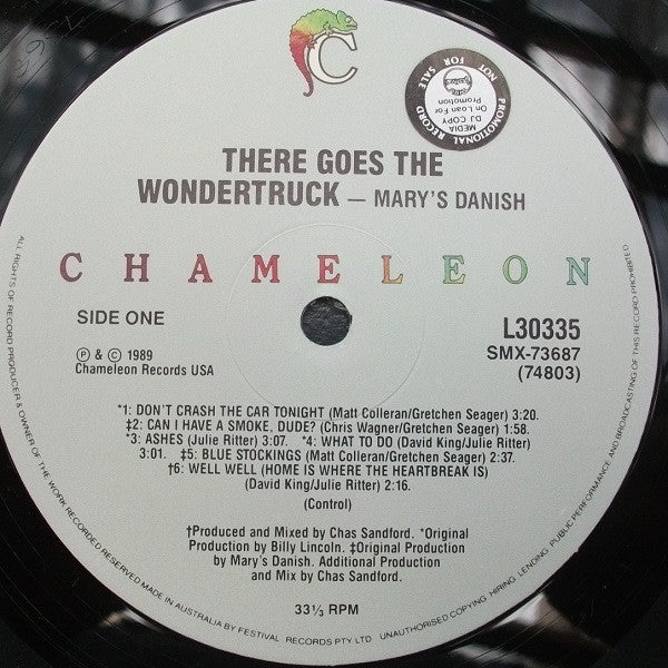 Mary's Danish – There Goes The Wondertruck... (NM/VG+) – LP, AU 1989 - Image 3