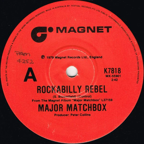 Matchbox – Rockabilly Rebel (VG+/Generic) – 7", AU 1979