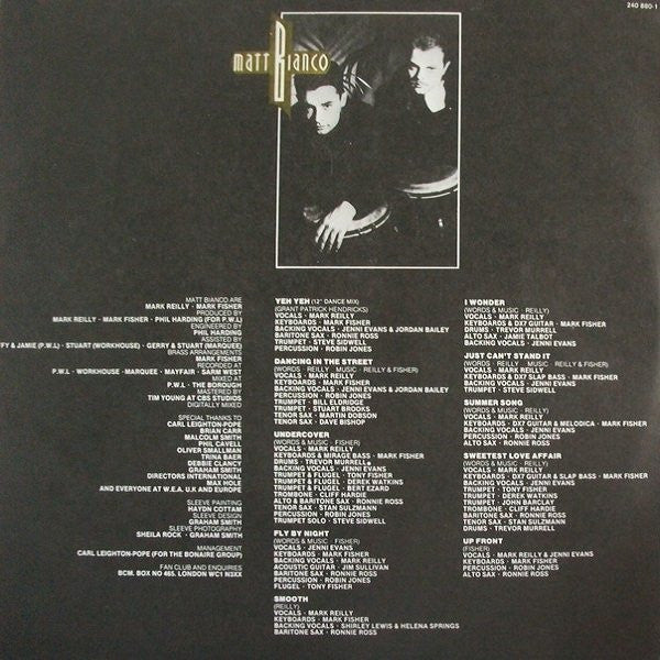 Matt Bianco – Matt Bianco (VG/VG) – LP, Yugoslavia 1986 - Image 6