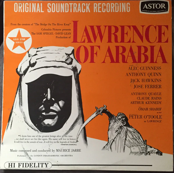 Maurice Jarre, London Philharmonic Orchestra – Original Soundtrack Recording: Lawrence Of Arabia (VG/VG) – LP, AU 1962