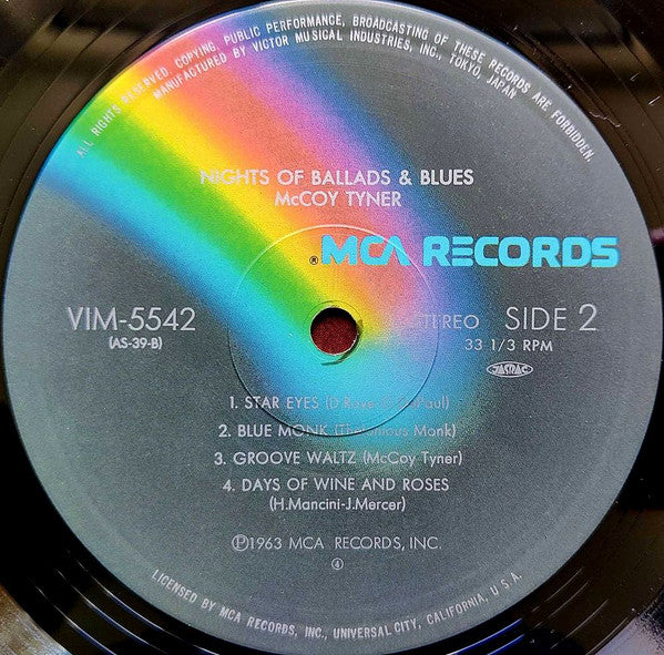 McCoy Tyner – Nights Of Ballads & Blues (VG+/E) – LP, JP 1979, No OBI - Image 5