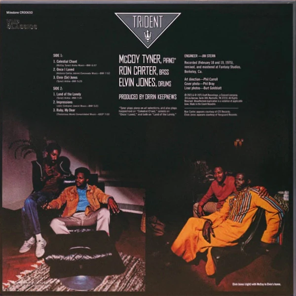McCoy Tyner – Trident (VG+/E) – LP, US 2023 - Image 3