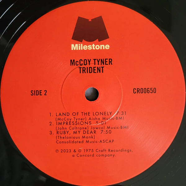 McCoy Tyner – Trident (VG+/E) – LP, US 2023 - Image 5