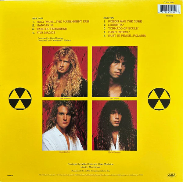 Megadeth – Rust In Peace (M/M) – LP, US 2023 - Image 2