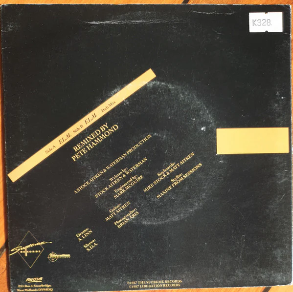 Mel & Kim – F. L. M. (E/VG+) – 7", AU 1987 - Image 2