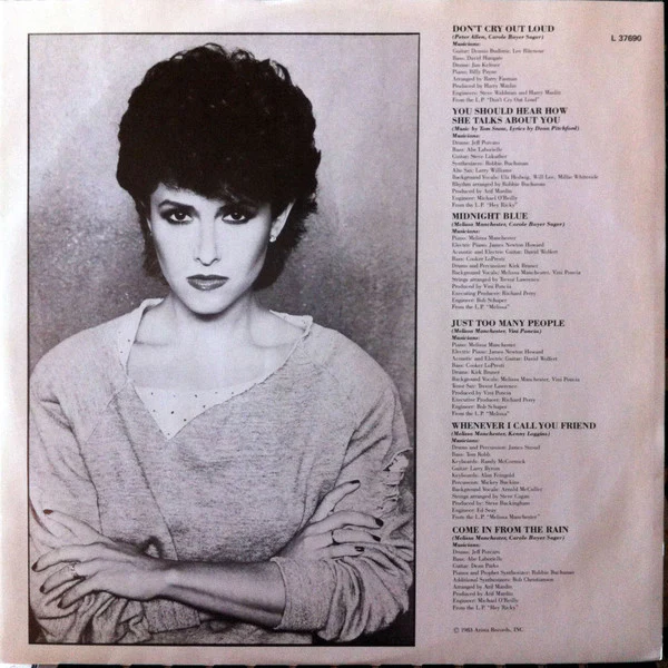 Melissa Manchester – Greatest Hits (VG+/VG) – LP, AU 1983 - Image 3
