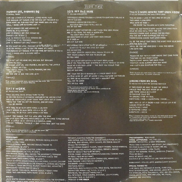 Melissa Manchester – Help Is On The Way (VG/VG+) – LP, US 1976 - Image 6