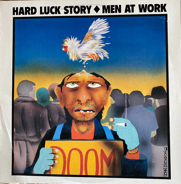 Men At Work – Hard Luck Story (Dance Mix) (E/VG) – 12", AU 1985