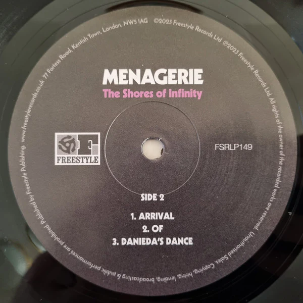Menagerie – The Shores Of Infinity (VG+/VG+) – LP, UK 2023 - Image 4