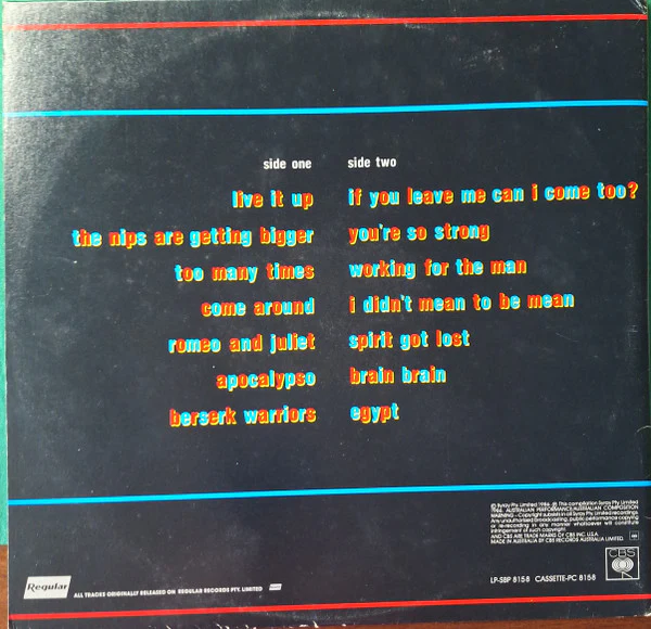 Mental As Anything – Greatest Hits Vol. 1 (VG+/VG+) – LP, AU 1986 - Image 2