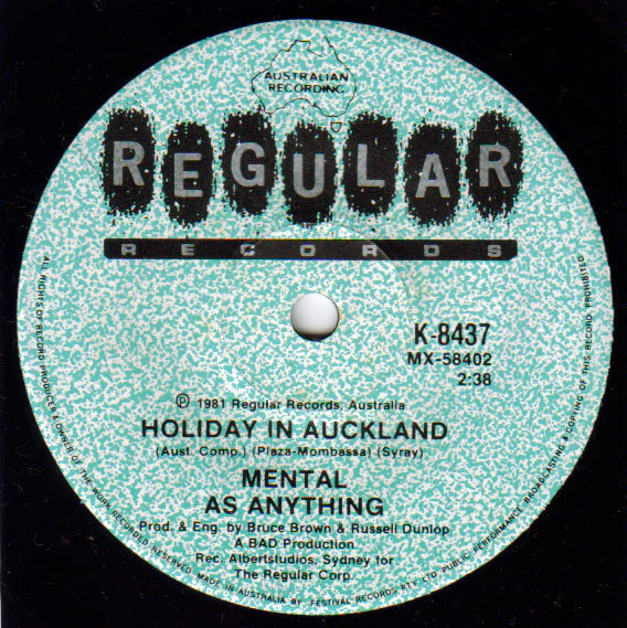 Mental As Anything – Too Many Times (VG+/Generic) – 7", AU 1981 - Image 2