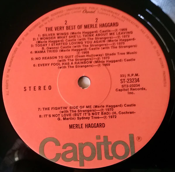 Merle Haggard – The Very Best of Merle Haggard (VG+/VG+) – LP, AU - Image 4
