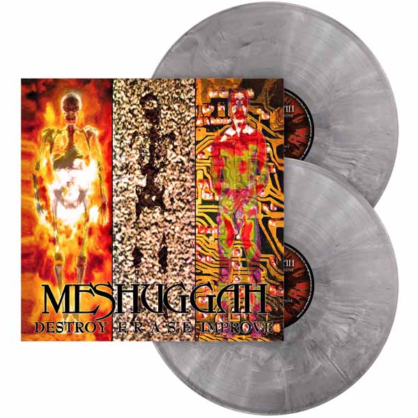 Meshuggah – Destroy Erase Improve (2xLP, 30th Anniversary Edition, Grey/Black/White Marbled Vinyl) - Image 2