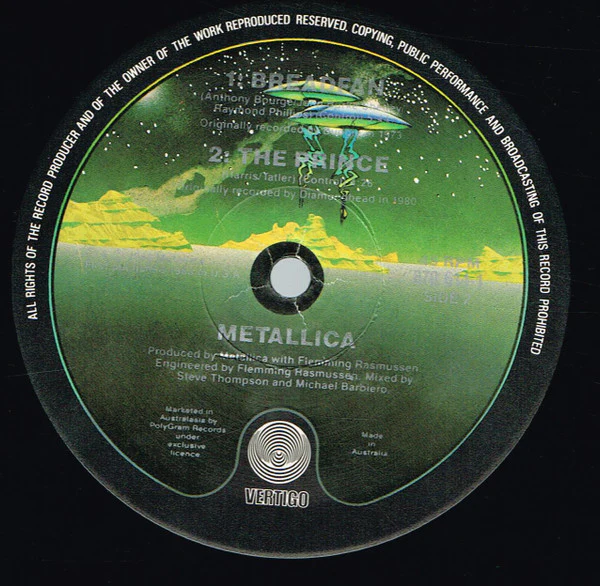Metallica – Harvester Of Sorrow (VG/VG+) – 12", Australasia 1988 - Image 4