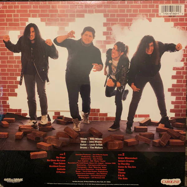 Method Of Destruction – Gross Misconduct (VG+/VG+) – LP, US 1989 - Image 2
