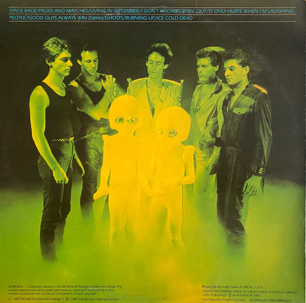 Mi-Sex – Space Race (VG+/VG+) – LP, AU 1980 - Image 2