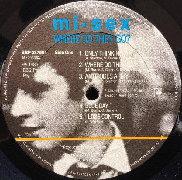 Mi-Sex – Where Do They Go? (VG/VG+) – LP, AU 1983 - Image 3