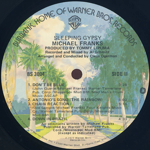 Michael Franks – Sleeping Gypsy (VG+/VG+) – LP, US 1977 - Image 4