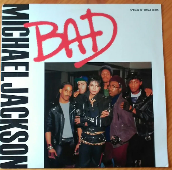 Michael Jackson – Bad (E/VG+) – 12", AU 1987