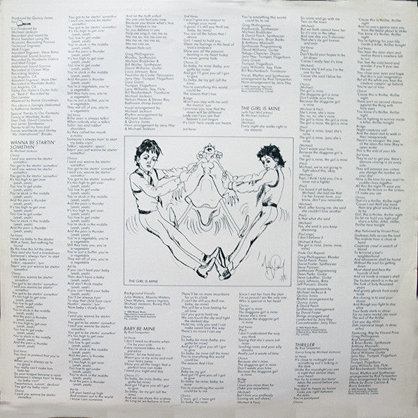 Michael Jackson – Thriller (VG/F) – LP, AU 1982 - Image 7