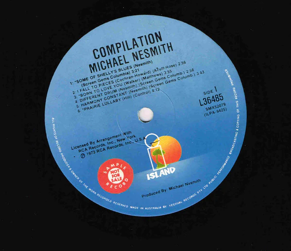 Michael Nesmith – Compilation (VG+/VG+) – LP, AU 1978 - Image 3