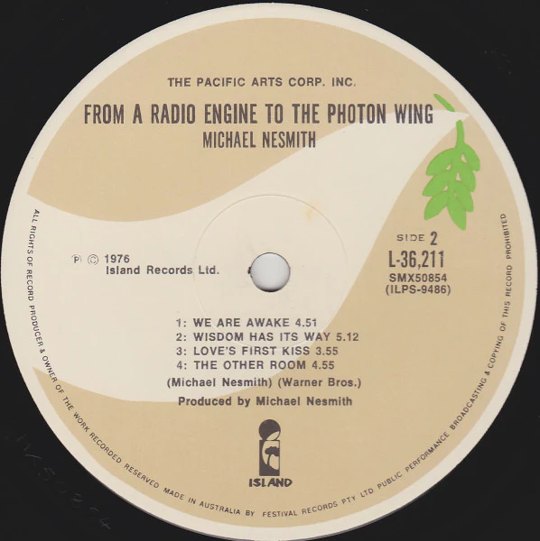 Michael Nesmith – From A Radio Engine To The Photon Wing (VG+/VG) – LP, AU 1977 - Image 4