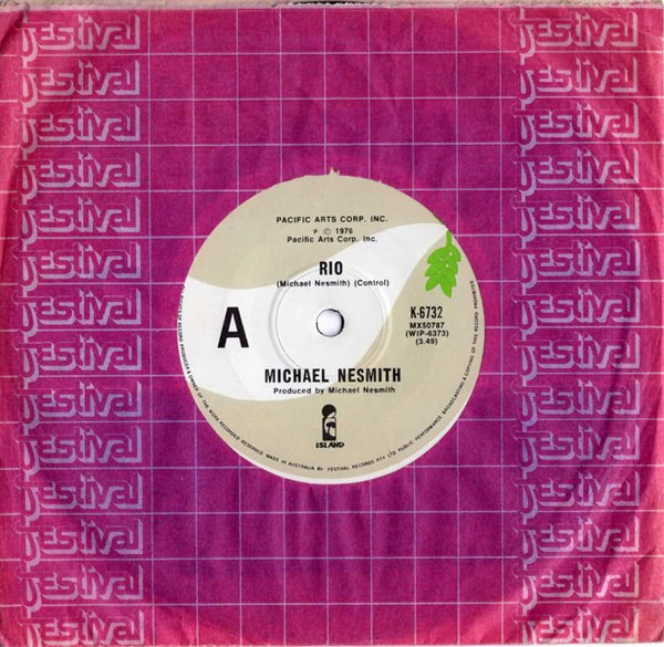 Michael Nesmith – Rio (E/Generic) – 7", AU 1976 - Image 3
