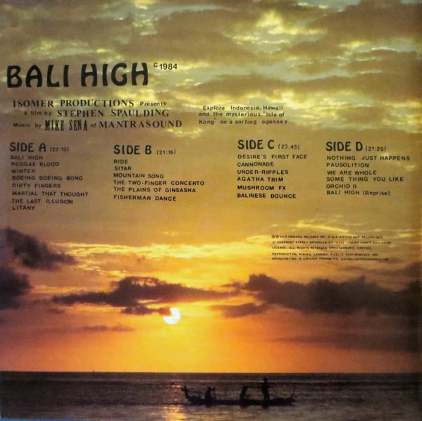 Michael Sena – Bali High (VG+/VG+) – 2xLP, US 2015 - Image 4