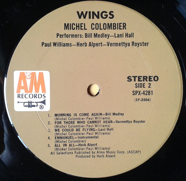 Michel Colombier – Wings (VG/VG) – LP, US 1971 - Image 6