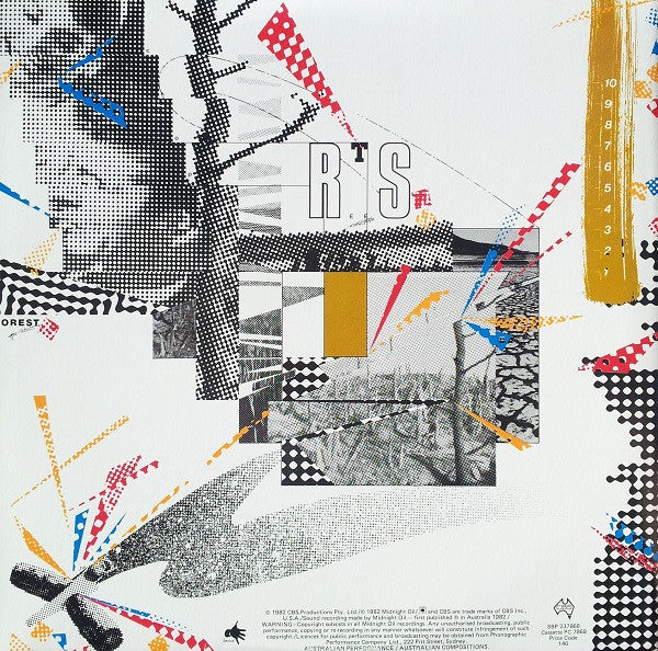 Midnight Oil – 10, 9, 8, 7, 6, 5, 4, 3, 2, 1 (VG/VG+) – LP, AU 1982 - Image 4