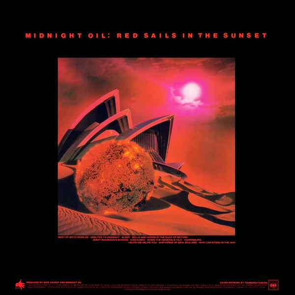 Midnight Oil – Red Sails In The Sunset (VG/VG) – LP, AU 1984 - Image 2