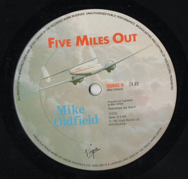 Mike Oldfield – Five Miles Out (VG/VG) – LP, AU 1982 - Image 4