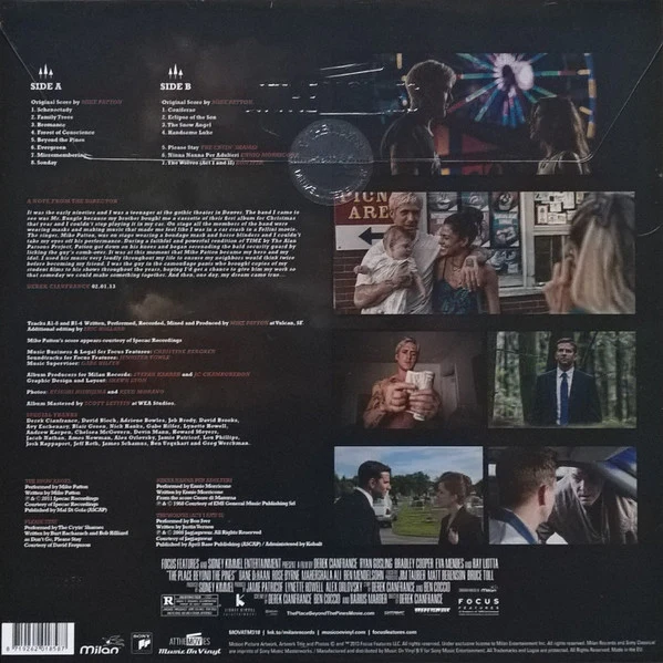 Mike Patton – The Place Beyond The Pines (Music From The Motion Picture) (E/E) – LP, EU 2021 - Image 2