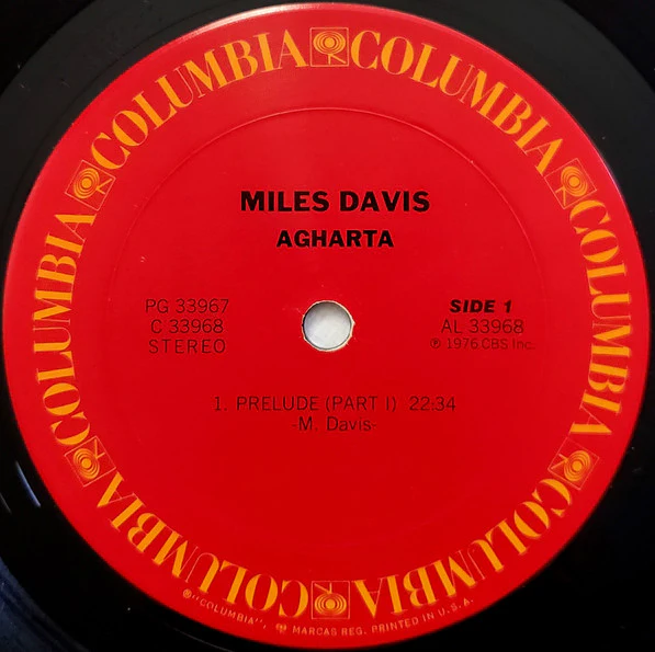 Miles Davis – Agharta (VG+/VG+) – 2xLP, US 1976 - Image 5