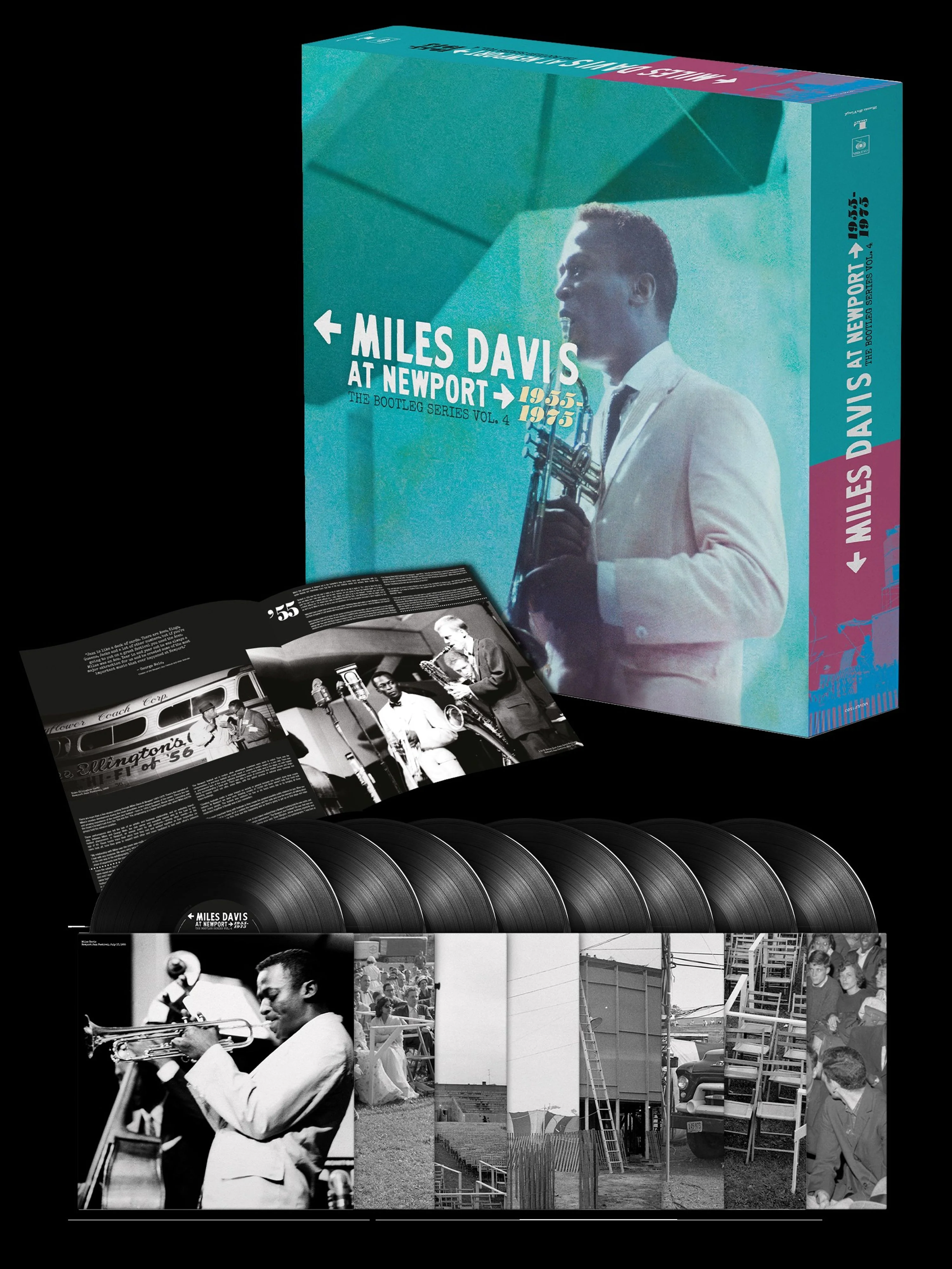 Miles Davis – At Newport 1955-1975 (The Bootleg Series Vol. 4) (8xLP, Deluxe box set) - Image 2