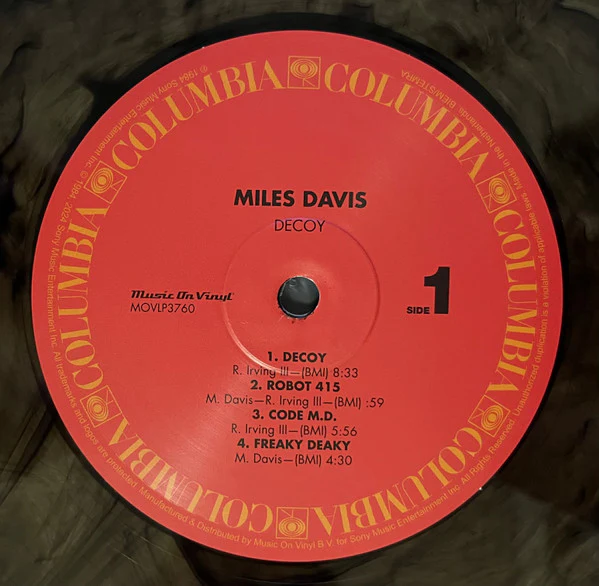 Miles Davis – Decoy (E/VG+) – LP, EU 2024 - Image 5