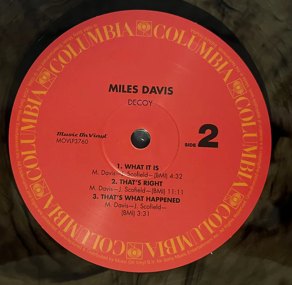 Miles Davis – Decoy (E/VG+) – LP, EU 2024 - Image 6