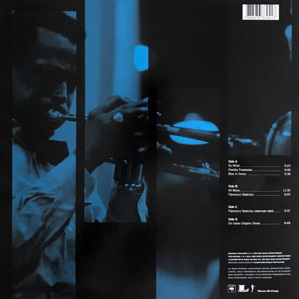 Miles Davis – Kind Of Blue (E/VG+) – 2xLP, EU 2010 - Image 3