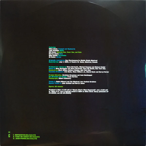 Miles Davis – Miles Davis Live (What It Is) (Montreal 7/7/83) (E/E) – 2xLP, Worldwide 2022 - Image 10
