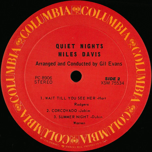 Miles Davis – Quiet Nights (VG+/VG+) – LP, US 1977 - Image 4