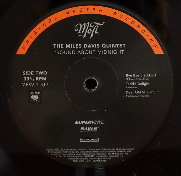 Miles Davis – 'Round About Midnight (NM/E) – LP, US 2024 - Image 4