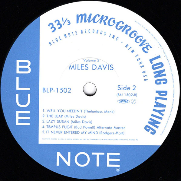 Miles Davis – Volume 2 (VG+/VG+) – LP, JP 1994, No OBI - Image 6