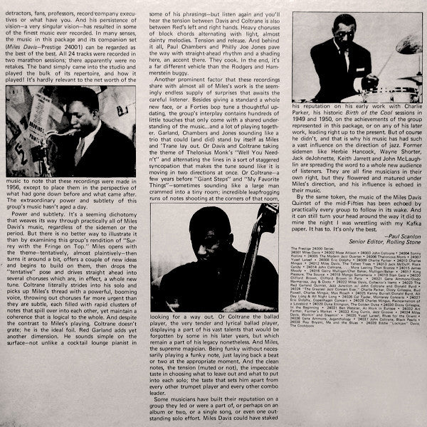 Miles Davis – Workin' And Steamin' (VG/G+) – LP, US 1974 - Image 3