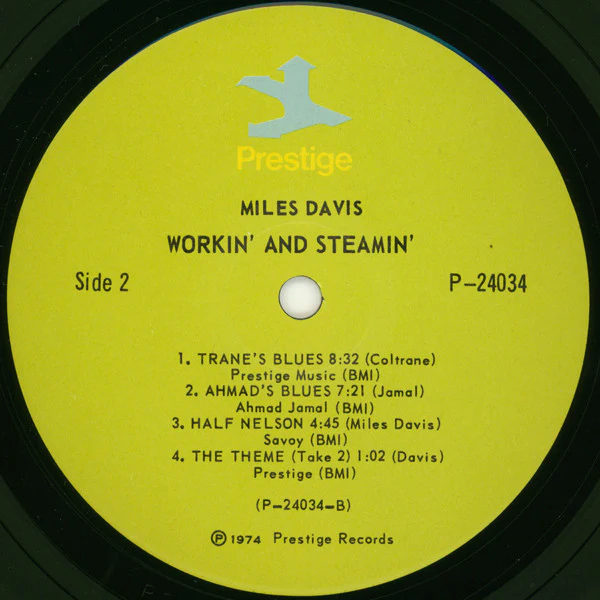 Miles Davis – Workin' And Steamin' (VG/G+) – LP, US 1974 - Image 6