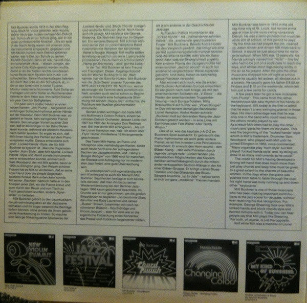 Milt Buckner – Chordpunch (VG+/VG+) – 2xLP, DE 1976 - Image 3