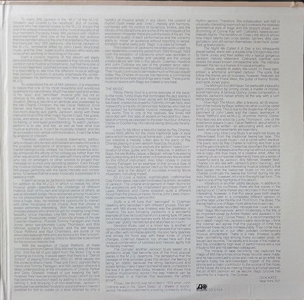 Milt Jackson – The Art Of Milt Jackson - The Atlantic Years (VG+/VG) – 2xLP, US 1975 - Image 3