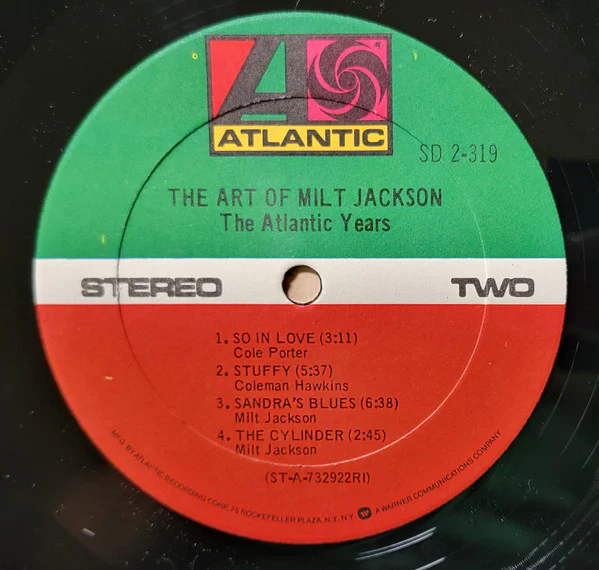 Milt Jackson – The Art Of Milt Jackson - The Atlantic Years (VG+/VG) – 2xLP, US 1975 - Image 6